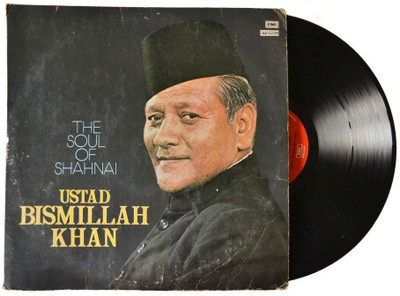

Artlivo VINTAGE Gramophone Record - USTAD BISMILLAH KHAN (With Cover) Decorative Showpiece - 1 cm(Plastic, Multicolor)
