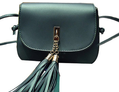 

Mei&Ge Girls Evening/Party Green PU Sling Bag