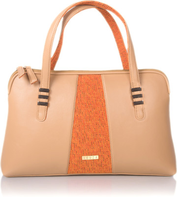 

Veuza Women Casual Beige Leatherette Hand-held Bag