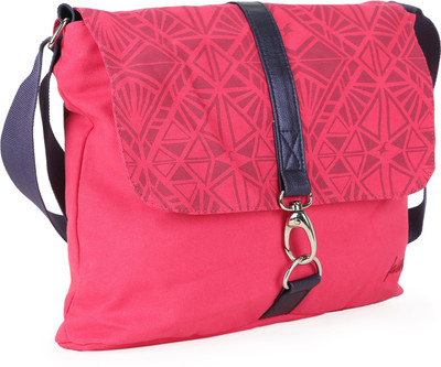 

Fastrack Women Casual Pink PU Sling Bag