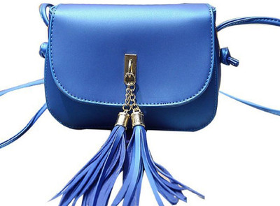

Mei&Ge Girls Evening/Party Blue PU Sling Bag