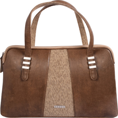 

Veuza Women Formal Brown Leatherette Hand-held Bag