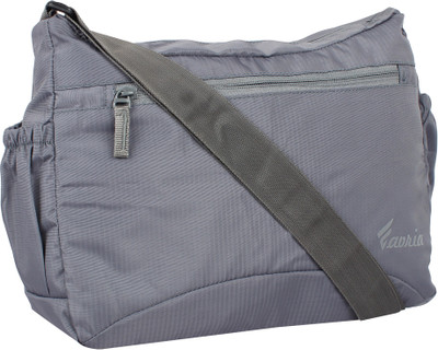 Favria Men & Women Casual Grey Polyester Sling Bag