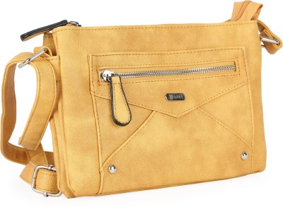 

Lavie Women Casual Yellow PU Sling Bag