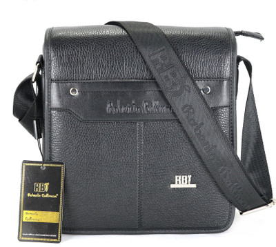 

Roberto Ballmore Boys & Girls Formal Black Leatherette Sling Bag