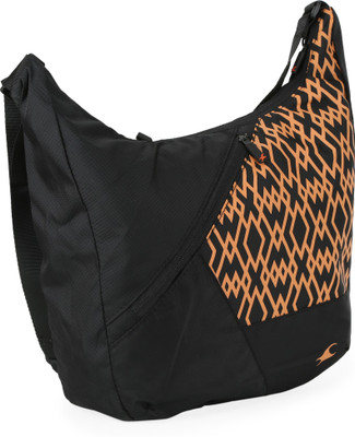 

Fastrack Women Casual Black PU Sling Bag