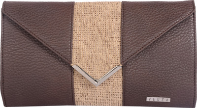 

Veuza Women Casual Brown Leatherette Clutch