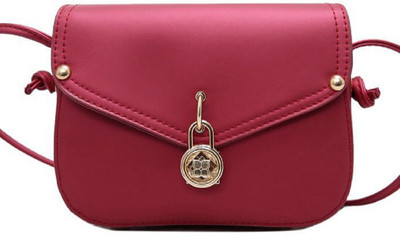 

Mei&Ge Girls Casual Red PU Sling Bag