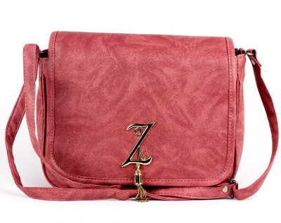 

Ramposh Women Casual Pink PU Sling Bag