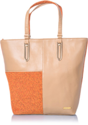 

Veuza Women Casual Beige Leatherette Hand-held Bag