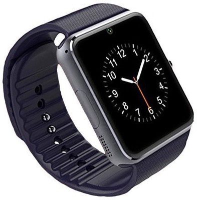 

ESTAR Presenting Bluetooth Smartwatch with Sim- Card Support Compatible with Iphon.e Black Smartwatch(Black Strap Free Size)