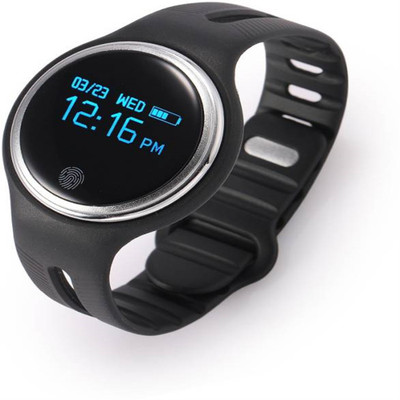 

ZVR ZVR Fitness Band (CYCLING AND WALKING ) CALL NOTIFICATION 3D Pedometer Calorie tracker touch button for swimming Smartwatch(Black Strap L)