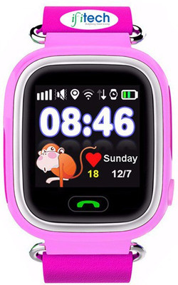 

IFITech IFITech SMART WATCH FOR KIDS, GPS TRACKER, SOS CALL, APP CONTROL (ANDROID/IOS) Smartwatch(Pink Strap Regular)