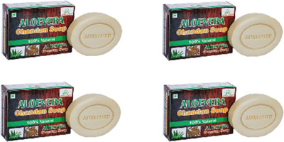 

AryanShakti Aloevera Chandan Soap | 100% natural Soap(300 g, Pack of 4)