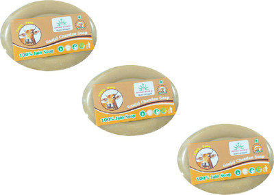 

AryanShakti Gaujal Chandan Soap(225 g, Pack of 3)