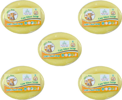 

AryanShakti Cow Ghee Soap(375 g, Pack of 5)