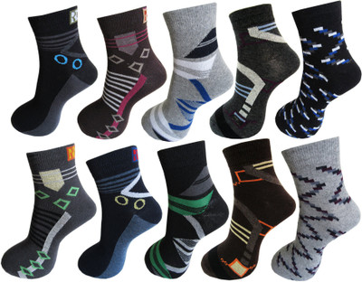 RC. ROYAL CLASS Men Self Design Ankle Length(Pack of 5)