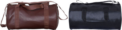 

Hyper Adam AN-88 Antique Leather Look Trendy Pack Of 2, Gym Bag, Duffel Bag(Multicolor, Sling Bag, Black;brown