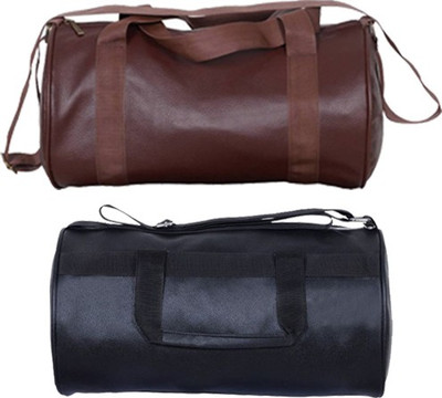 

Hyper Adam AN-85 Trendy Stylish Heritage Look Pack Of 2, Gym Bag, Duffel Bag(Multicolor, Sling Bag, Black;brown