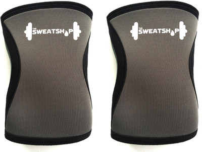 

The SweatShop Neoprene 5mm Knee Support(Black, Grey, Grey / black