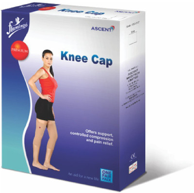 

Flamingo Premium Knee Cap-Large Knee, Calf & Thigh Support(Blue