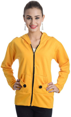 

Bonita Full Sleeve Solid Women's Sweatshirt, Yellow