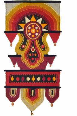 

H R Enterprise Hand loom Cotton wall Hanging for home Decor 34 Tapestry(Multicolor)