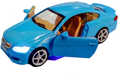 

TALKING GANESHA Die Cast Metal BMW car with lights, music & pull back action (multicolor)(Multicolor)