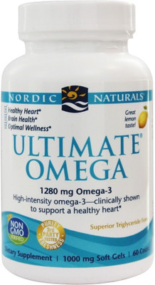 

Nordic Naturals Ultimate Omega-Great Lemon taste-1000mg-60Nos(60 No)