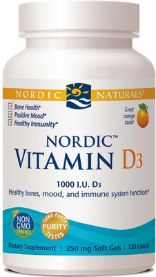 

Nordic Naturals Vitamin D3 1000 IU - 120 Softgels(120 No)
