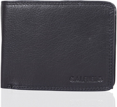 

Calfnero Men Black Genuine Leather Wallet(12 Card Slots)