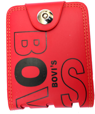 

AVB Boys Red Artificial Leather Wallet(10 Card Slots)