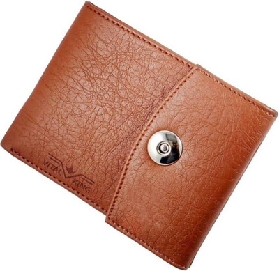 

VITAL KING Men Tan Artificial Leather Wallet(6 Card Slots)