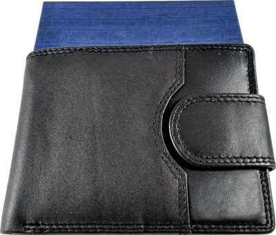 

bilanca Men Black Genuine Leather Wallet(6 Card Slots)