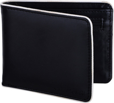 

MarkQues Men Black Artificial Leather Wallet(4 Card Slots), Black-01