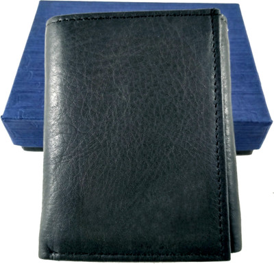 

bilanca Men Black Genuine Leather Wallet(4 Card Slots)