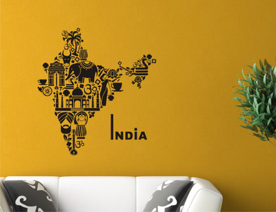 

Smart Wall Guru Countries & Cities Wallpaper(63 cm X 59 cm)