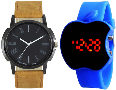

CM Kids Watch Combo With Premium And Sporty Look LR 0019_Blue Apple Watch - For Boys