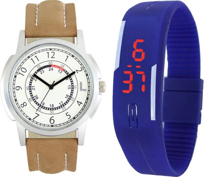 

SRK ENTERPRISE Kids Watch Combo With Stylish And Sporty Look LR 0017_Blue Led Watch - For Boys