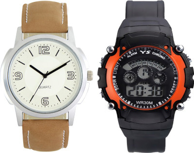 

SRK ENTERPRISE Kids Watch Combo With Stylish And Sporty Look LR 0016_ Orange Sport Watch - For Boys