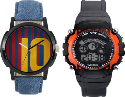 

SRK ENTERPRISE Kids Watch Combo With Stylish And Sporty Look LR 0010_ Orange Sport Watch - For Boys
