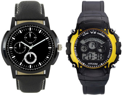 

CM Kids Watch Combo With Premium And Sporty Look LR 0013_ yellow Sport Watch - For Boys