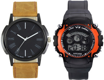 

CM Kids Watch Combo With Premium And Sporty Look LR 0019_ Orange Sport Watch - For Boys