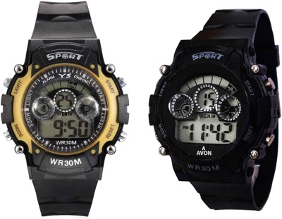 GURUKRUPA ENTERPRISE Satnam Sport stylish designer watches for boys and Men Sport Watches Pack of-02 Watch  - For Men   Watches  (GURUKRUPA ENTERPRISE)