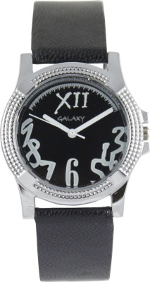 Galaxy GY098BLK Watch  - For Girls   Watches  (Galaxy)