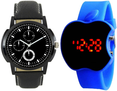 

CM Kids Watch Combo With Premium And Sporty Look LR 0013_Blue Apple Watch - For Boys