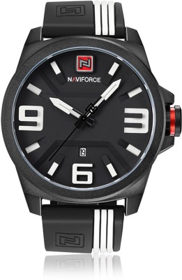 Naviforce 9098 Men Military Quartz Analog Digital WristWatch Watch  - For Men   Watches  (Naviforce)
