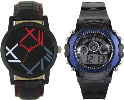 SRK ENTERPRISE Kids Watch Combo With Stylish And Sporty Look LR 0012_ Blue Sport Watch  - For Boys   Watches  (SRK ENTERPRISE)
