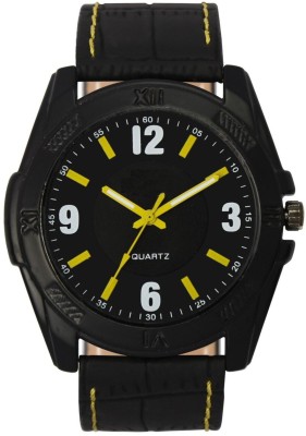 FASHION POOL VOLGA MEN'S PROFESSIONAL WATERPROOF BLACK YELLOW WATCH SPECIAL OFFER UNIQUE COLLECTION MEN'S WATCH Watch  - For Men   Watches  (FASHION POOL)
