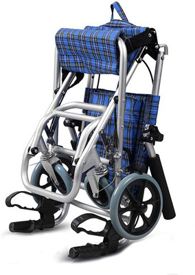 

TRM Ultra Lightweight Transporter Premium Mini Portable Wheel Chair Manual Wheelchair(Attendant-propelled Wheelchair)